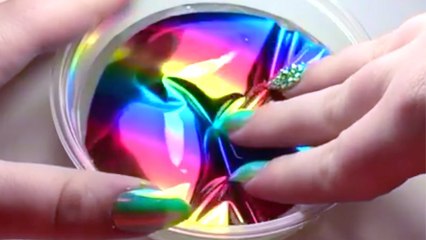 Rainbow Slime ASMR - Satisfying Slime ASMR Video