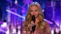 Evie Clair Teen Covers I Try In Tear-Jerking Performance - America's Got Talent 2017