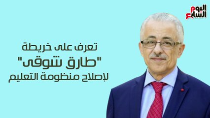 فيديو معلوماتى.. خريطة "طارق شوقى" لإصلاح منظومة التعليم