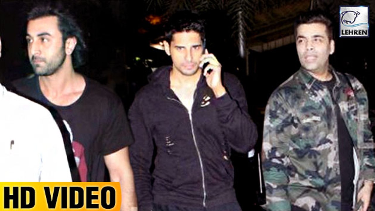 Ranbir Kapoor, Karan Johar And Sidharth Malhotra Party At Yauatcha Bandra