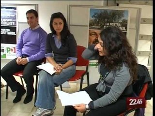 TG 17.10.09 Giovani democratici a difesa di Emiliano