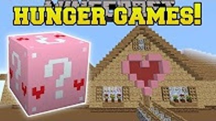 PopularMMOs Minecraft  JEN'S GIANT HOUSE HUNGER GAMES - Lucky Block Mod - Modded Mini-Game