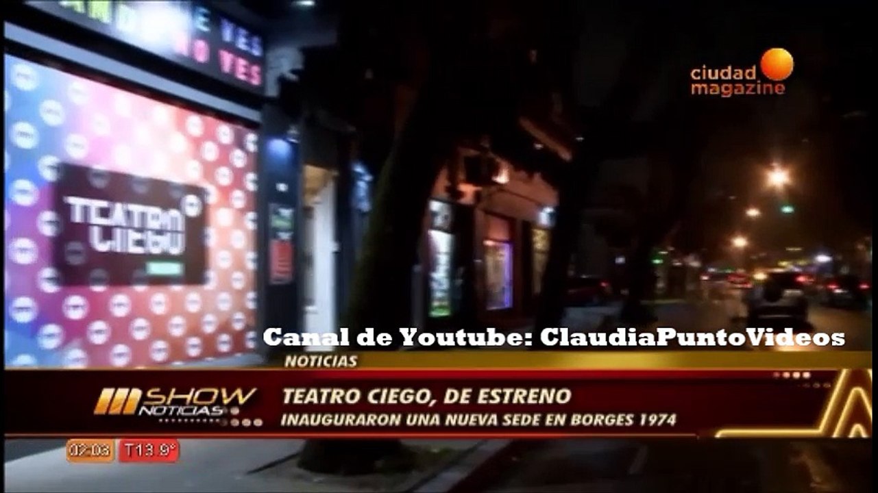 "Teatro Ciego" nueva sede, ahora en Palermo MShow Noticias