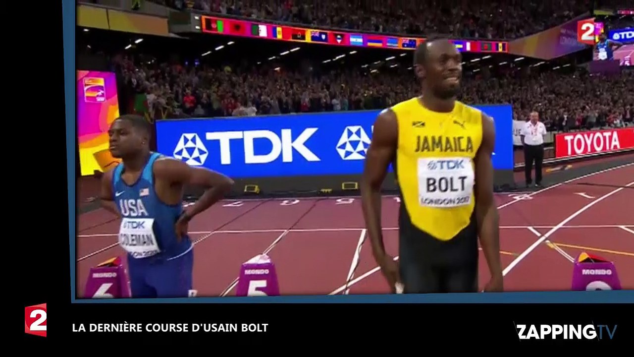 Usain Bolt, la dernière course de la Foudre aux mondiaux de Londres (Vidéo)