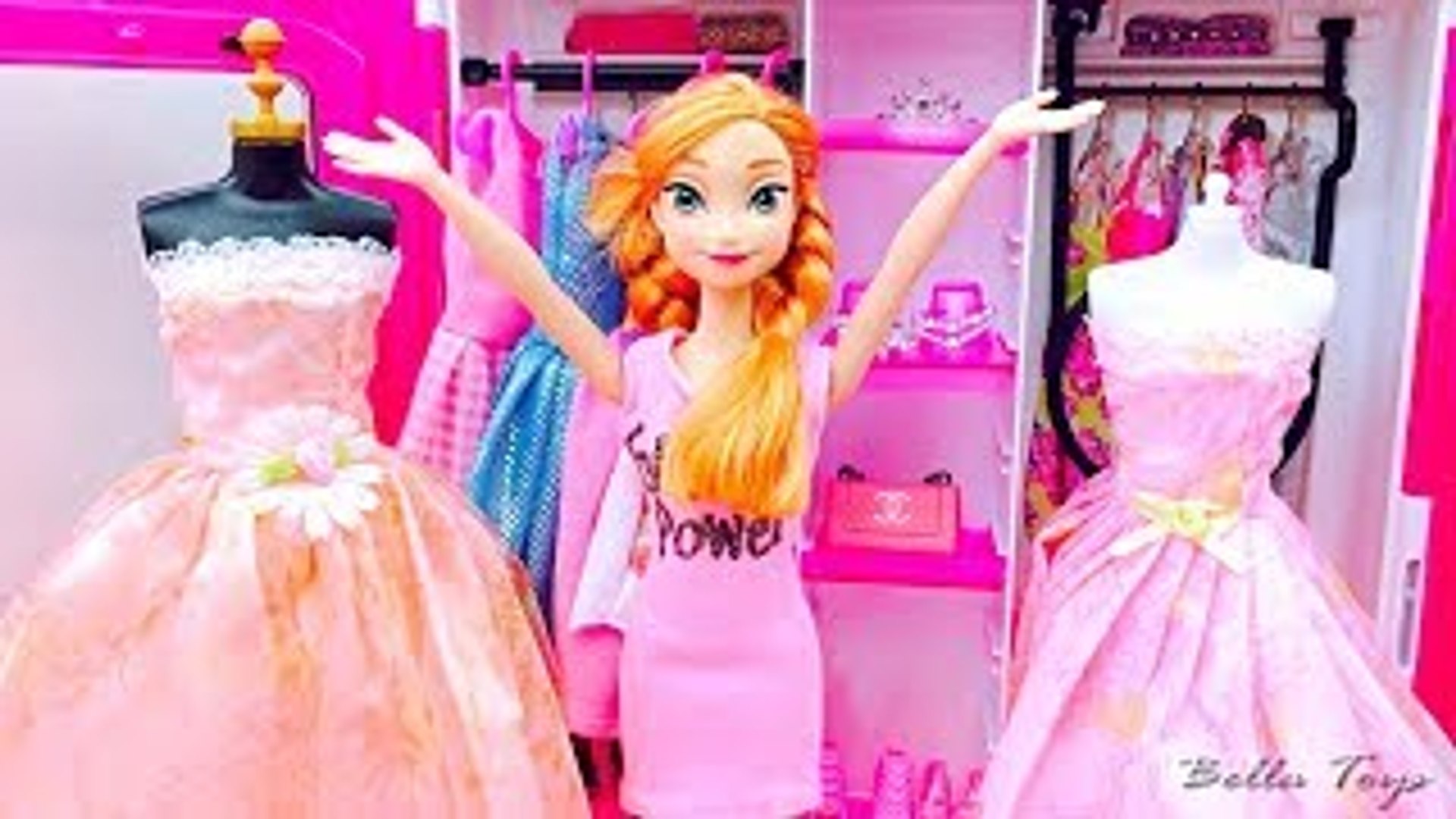 Prenses Yatak Odasi Sabah Rutini Barbie Ve Erkek Arkadasi Pembe Dollhouse Dailymotion Video
