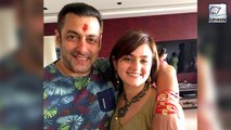 Salman Khan Celebrates Rakshabandhan With Shweta Rohira