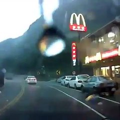 Biggest Landslides Almost Swallowed a Car