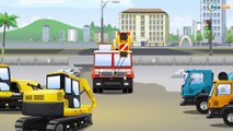 NEW Full Episodes with Real Cement Mixer with Truck & Bip Bip Cars 2D Animation Cartoon