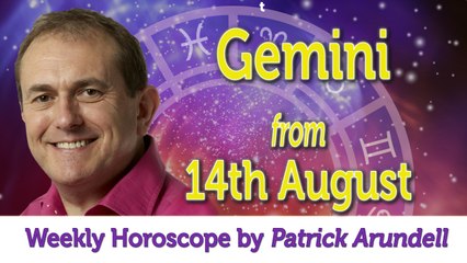 Gemini Weekly Horoscope from 14th August - 21st August 2017