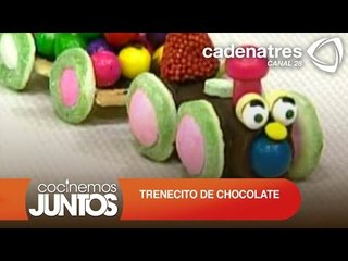 ¿Cómo hacer un trenecito de chocolate? / Postres para el día del niño