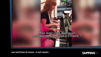 États-Unis : un incroyable morceau de piano joué… à 8 mains ! (Vidéo)