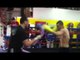 Boxer Vanes Martirosyan working on his speed