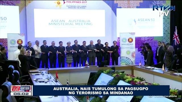 Australia, nais tumulong sa pagsugpo ng terorismo sa Mindanao #ASEAN2017