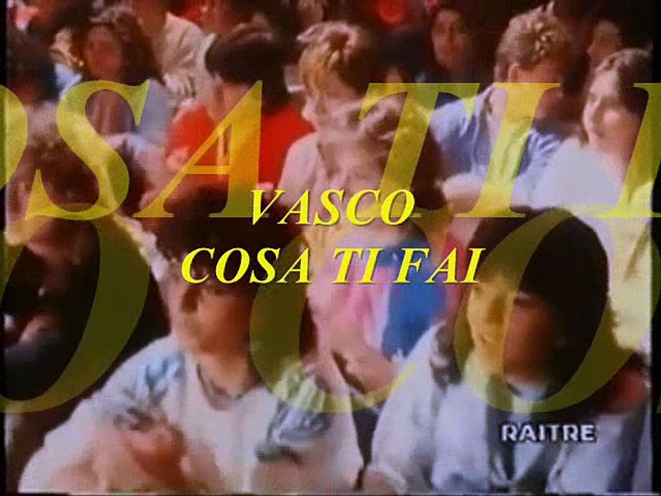 VASCO ROSSI COSA TI FAI STRUMENTALE KARAOKE BY VASKO DEL SUD SING TRUBUTE