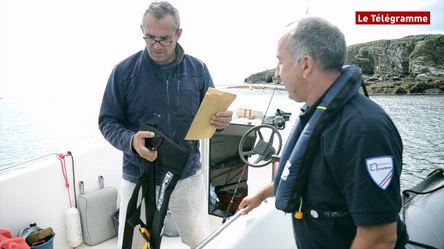 Rade de Brest. En mer avec les sentinelles des affaires maritimes