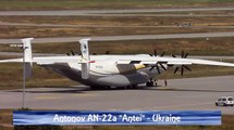Antonov AN 22, The Worlds largest Propeller Aircraft Take off at Leipzig/Halle Airport 22