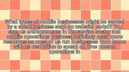 Mobile Business Portal Informational Website Needed To Help Small Business Start-Ups