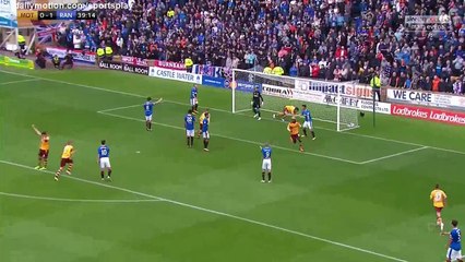 Ben Heneghan Goal HD - Motherwell 1 - 1 Rangers - 06.08.2017 (Full Replay)