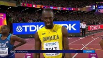 Usain Bolt : l’ovation malgré la défaite sur 100 mètres