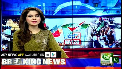 Activists of PML-N and PTI come face to face during NA-120 election campaign