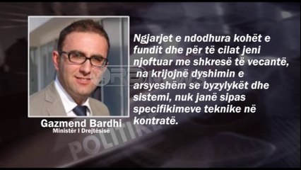 Ora News - “Zhduken” byzylykët elektronik nga Ministria e Drejtësisë