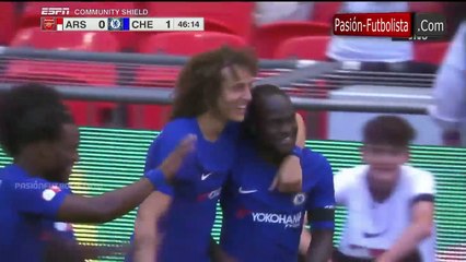 Victor Moses Goal || Arsenal vs Chelsea 0-1 || 6/8/2017 HD