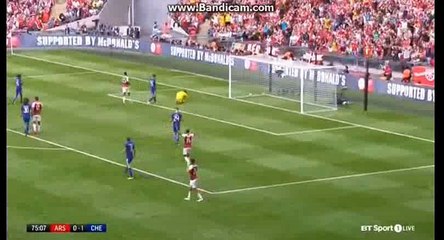 xhaka shoot Arsenal 0 - 1 Chelsea