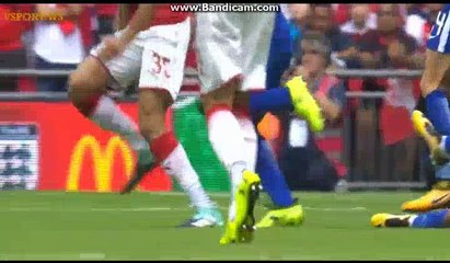 Pedro Red Card HD - Arsenal 0-1 Chelsea 06.08.2017