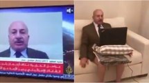 WATCH- Political analyst goes on TV in shorts! Video goes viral