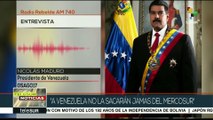Pdte. Maduro: A Venezuela no podrán expulsarlo del Mercosur jamás