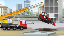 The Truck and Bulldozer CRASH on the Construction Site in the City | Chi Chi Puh Trucks Cartoons