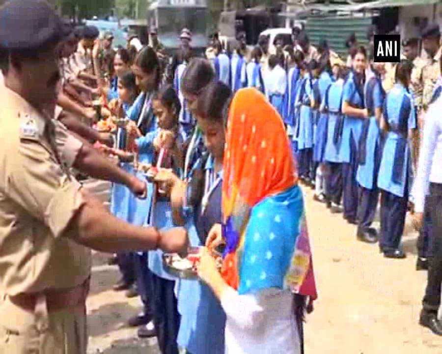 Women celebrate 'Raksha Bandhan' with soldiers at LoC