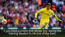 Conte defends Courtois decision to take penalty
