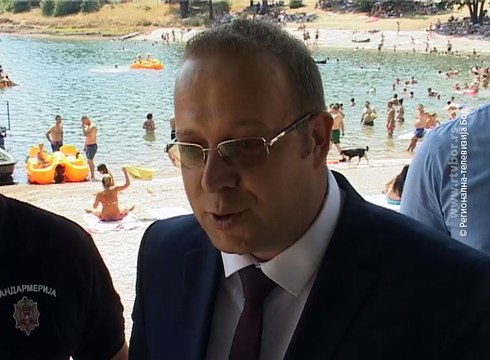 Pokazna vežba spasavanja na Borskom jezeru, 6. avgust 2017. (RTV Bor)
