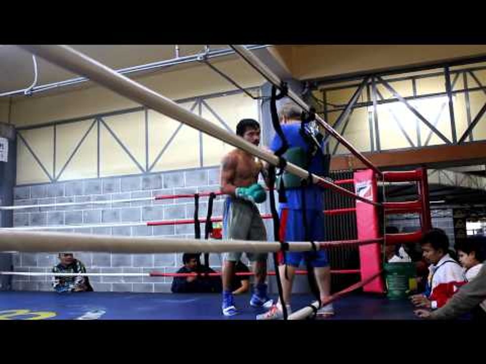 Manny Pacquiao and Freddie Roach Working For Marquez