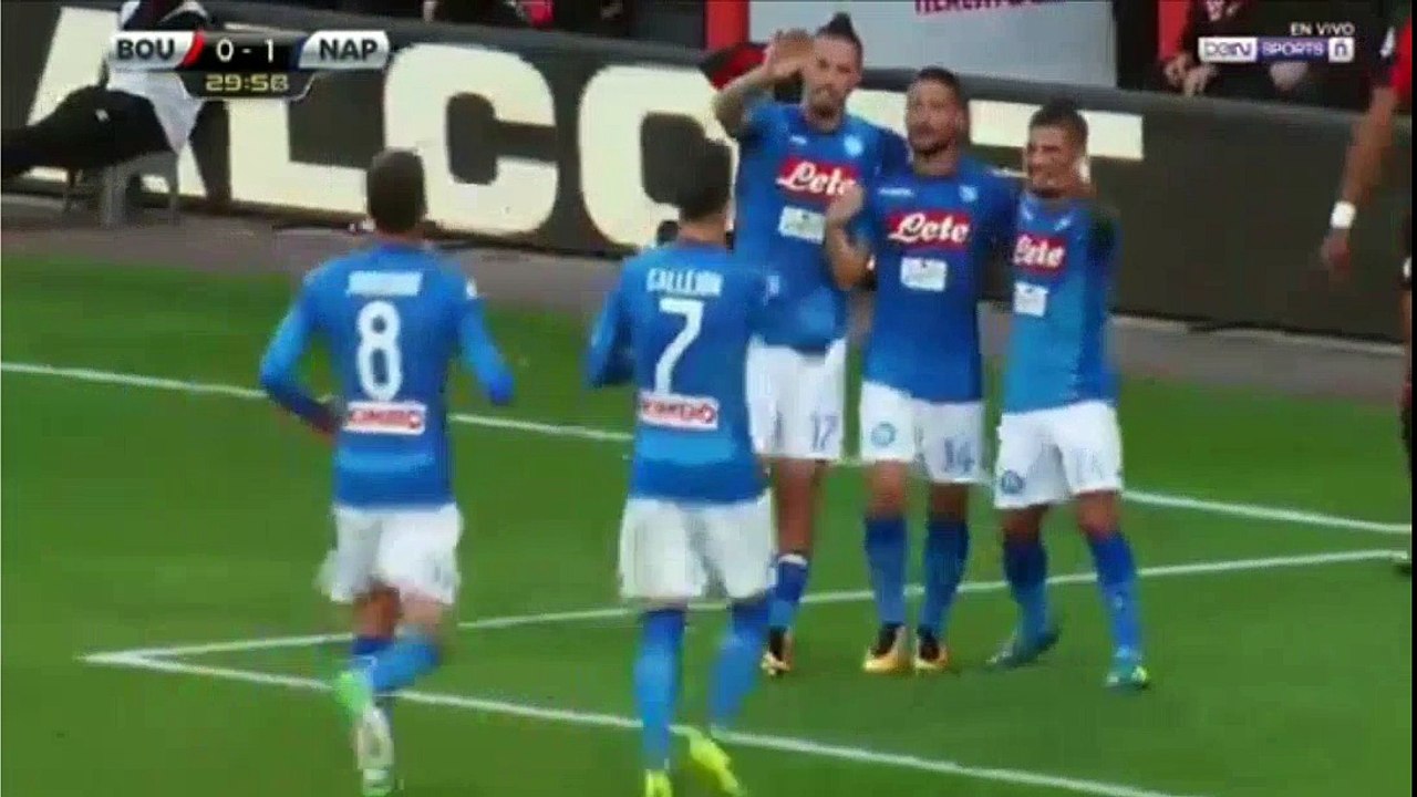 Dries Mertens Deflected Goal vs Bournemouth (0-1)
