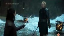 Arya Stark with Brienne of Tarth battle -Game of Thrones season 7 episode 4 The Spoils of War -