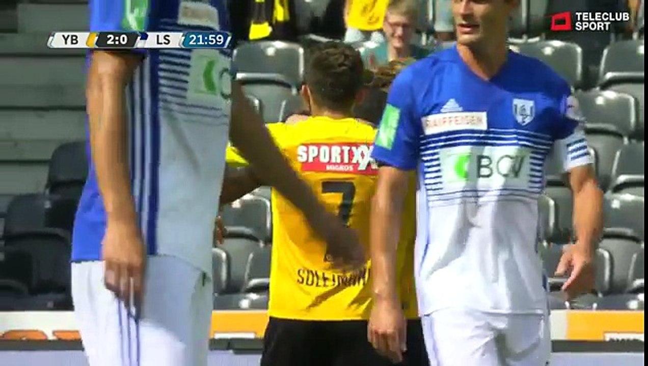 Young Boys 3:0 Lausanne (Swiss Super League 6 August 2017)