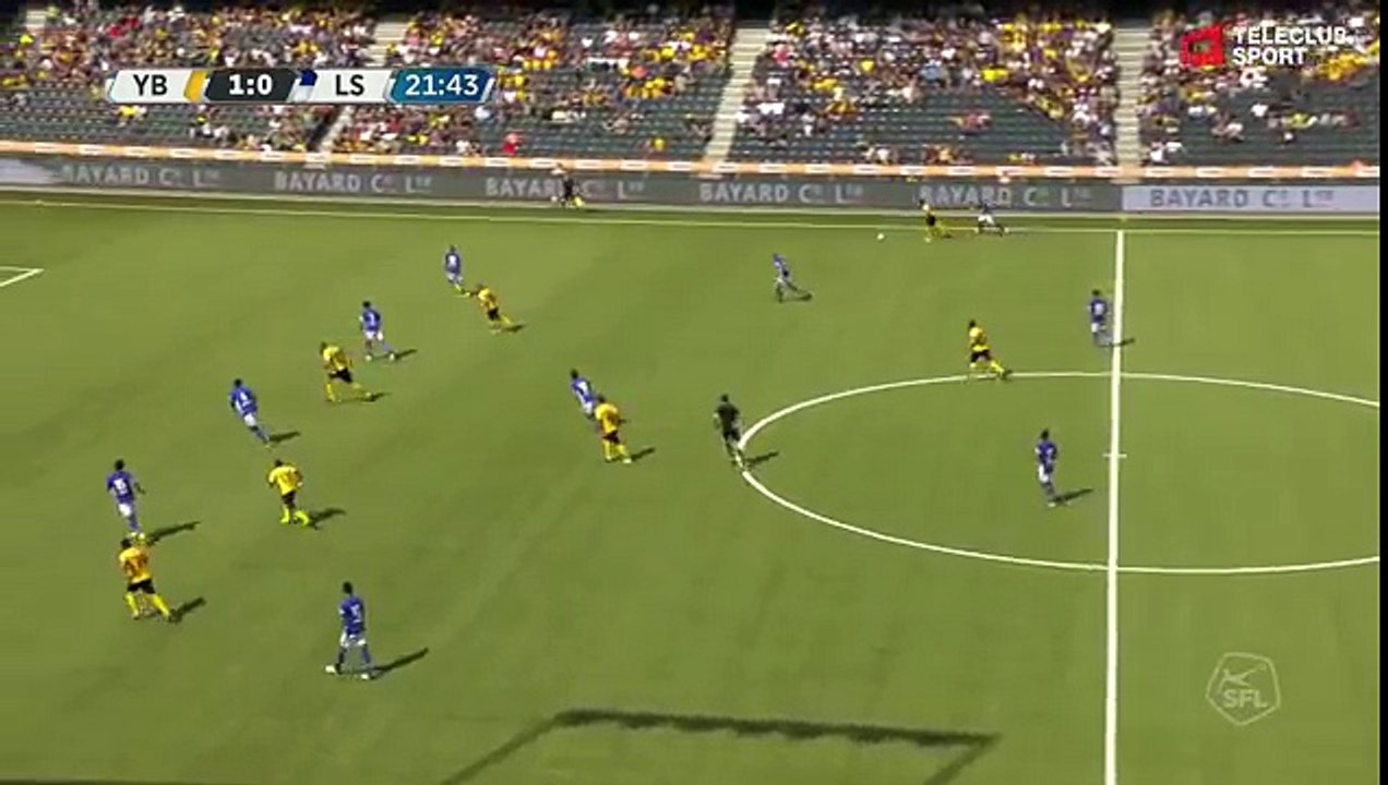 Young Boys 2:0 Lausanne (Swiss Super League 6 August 2017)