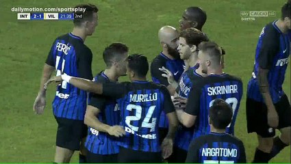 Stevan Jovetic Goal HD - Inter Milan 2 - 1 Villarreal - 06.08.2017 (Full Replay)