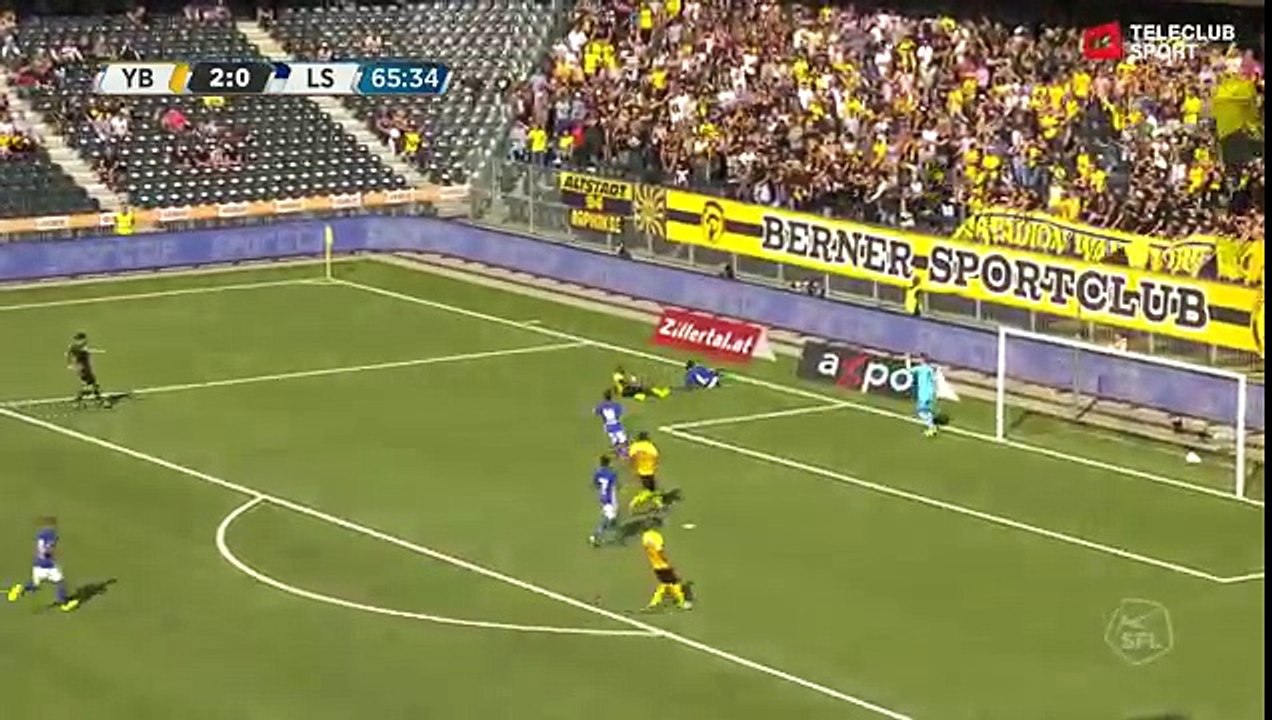 Young Boys 3:0 Lausanne (Swiss Super League 6 August 2017)