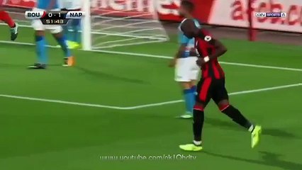 Benik Afobe Goal ~ Bournemouth vs Napoli 1-1 06/08/2017 [HD]