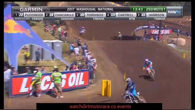 2017 Lucas Oil Pro Motocross - Rd9 Washougal - 250 Moto 1