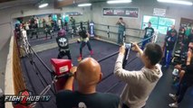MMA vs Boxing! TJ Dillashaw vs. Vasyl Lomachenko GO AT IT IN SPARRING! VIDEO!
