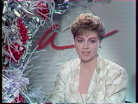 Antenne 2 - 29 Décembre 1987 - Spot promo A2 , speakerine, début Des Chiffres Et Des Lettres