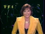 TF1 - 1er Janvier 1990 - Speakerine (Denise Fabre), pubs, teaser, début 