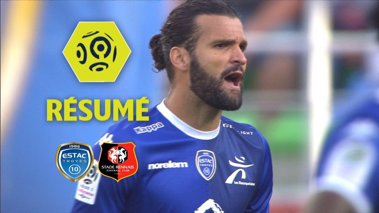 ESTAC Troyes - Stade Rennais FC (1-1) - Résumé - (ESTAC-SRFC) / 2017-18