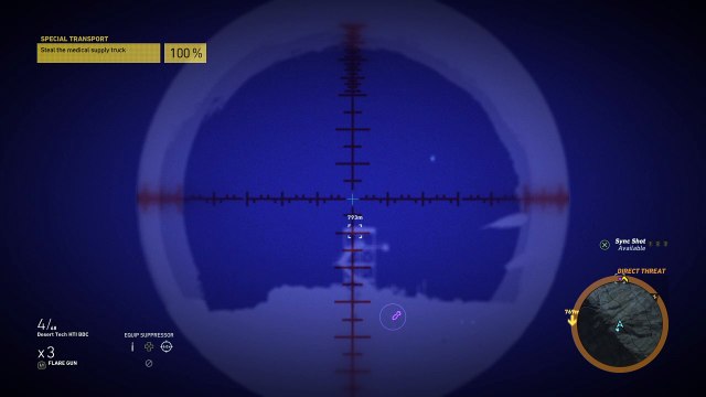 Tom Clancy's Ghost Recon® Wildlands long-distance sniper shot 793