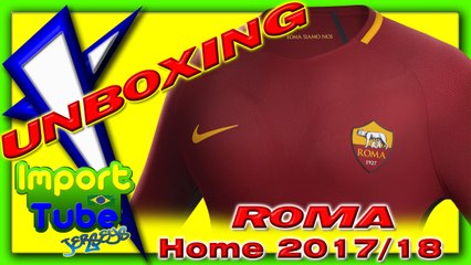 Unboxing Soccerfans - Roma Home 2017-18 fan Totti