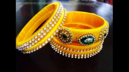 silk thread bangles latest designs 2017